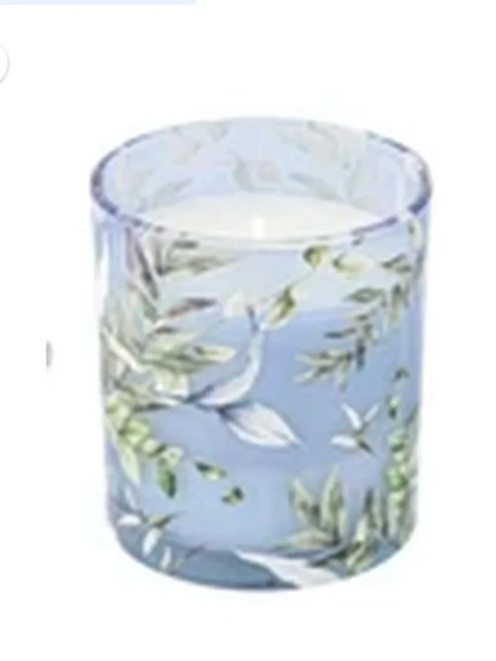(Ew) Simply indulgent 6 Assorted Floral Glass Candle Holders - Multicolor Set